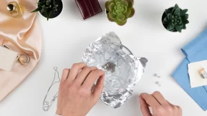 clean silver at home