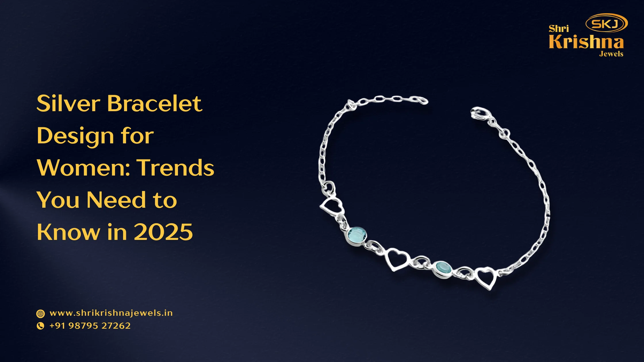 silver bracelet design for women