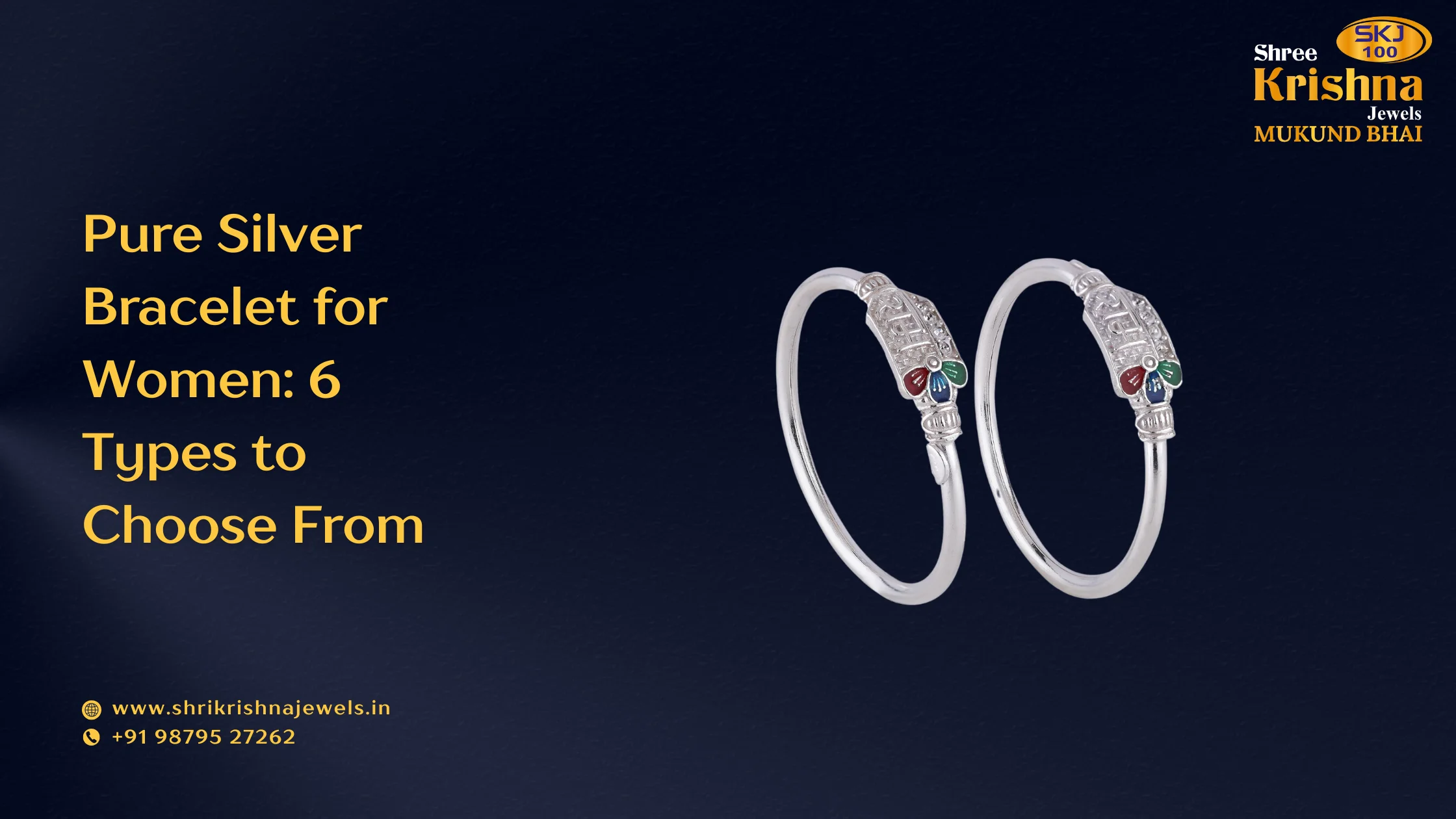 Pure Silver Bracelet for Women