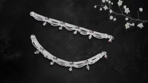 latest silver anklets for women in rajkot