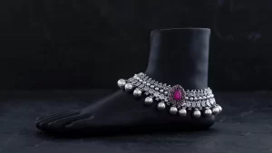 latest silver anklets for women in rajkot