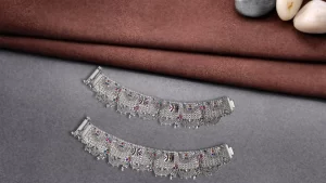 lightweight silver anklets in rajkot