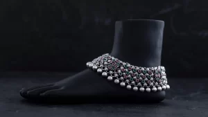 wholesale silver anklet for navratri