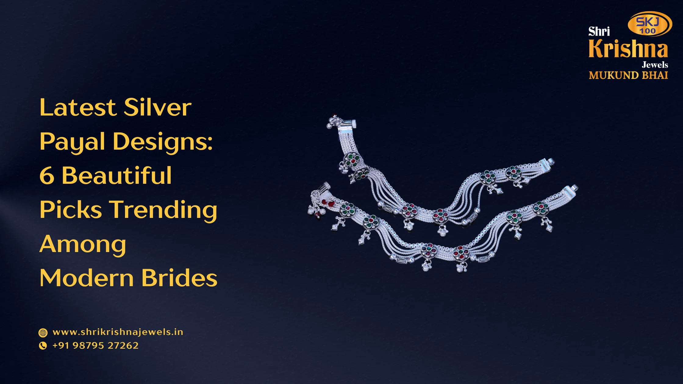 latest silver payal designs