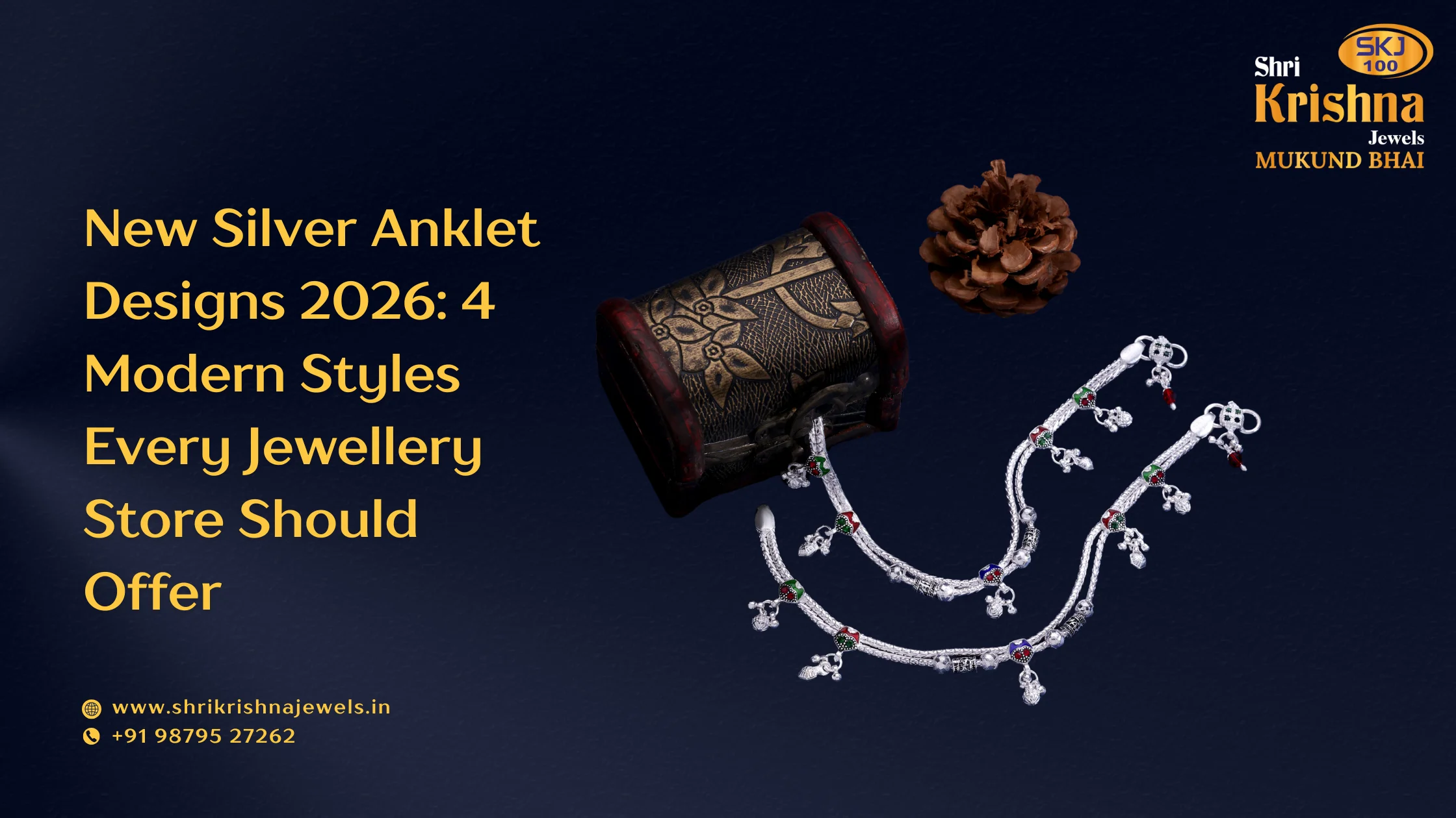 new silver anklet designs 2026