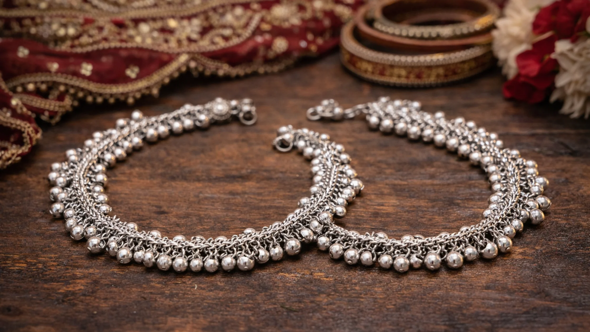 Traditional Silver Anklets Wholesale