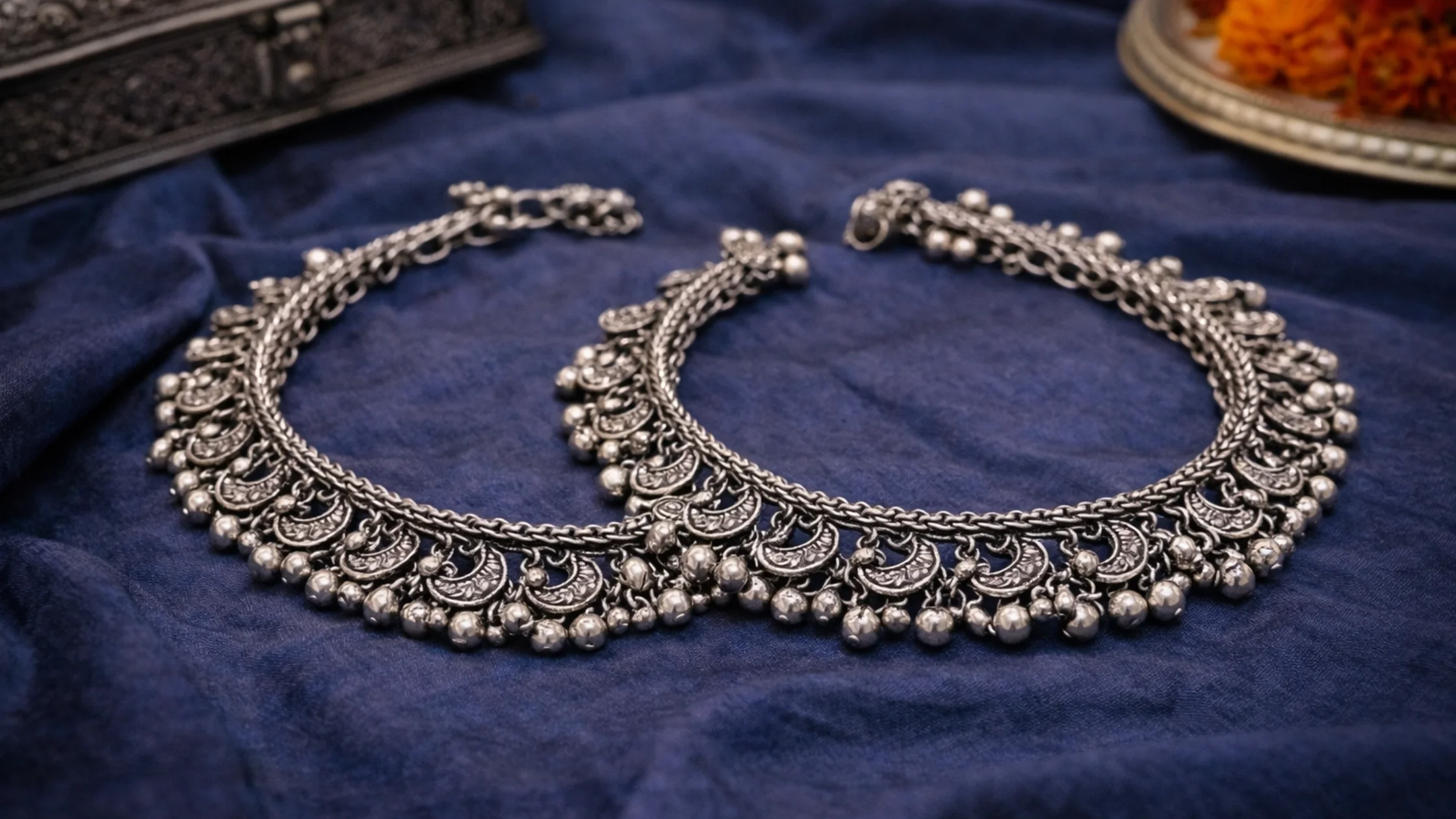 Traditional Silver Anklets Wholesale