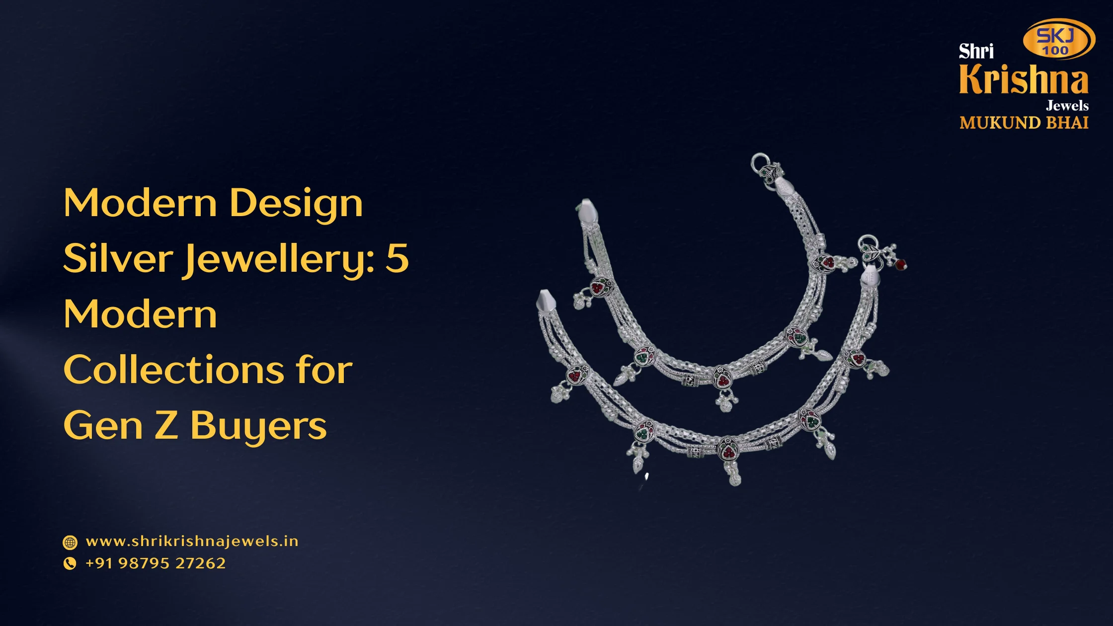 Modern Design Silver Jewellery