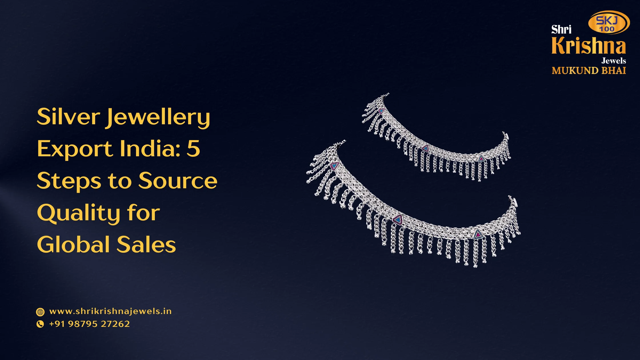 Silver Jewellery Export India