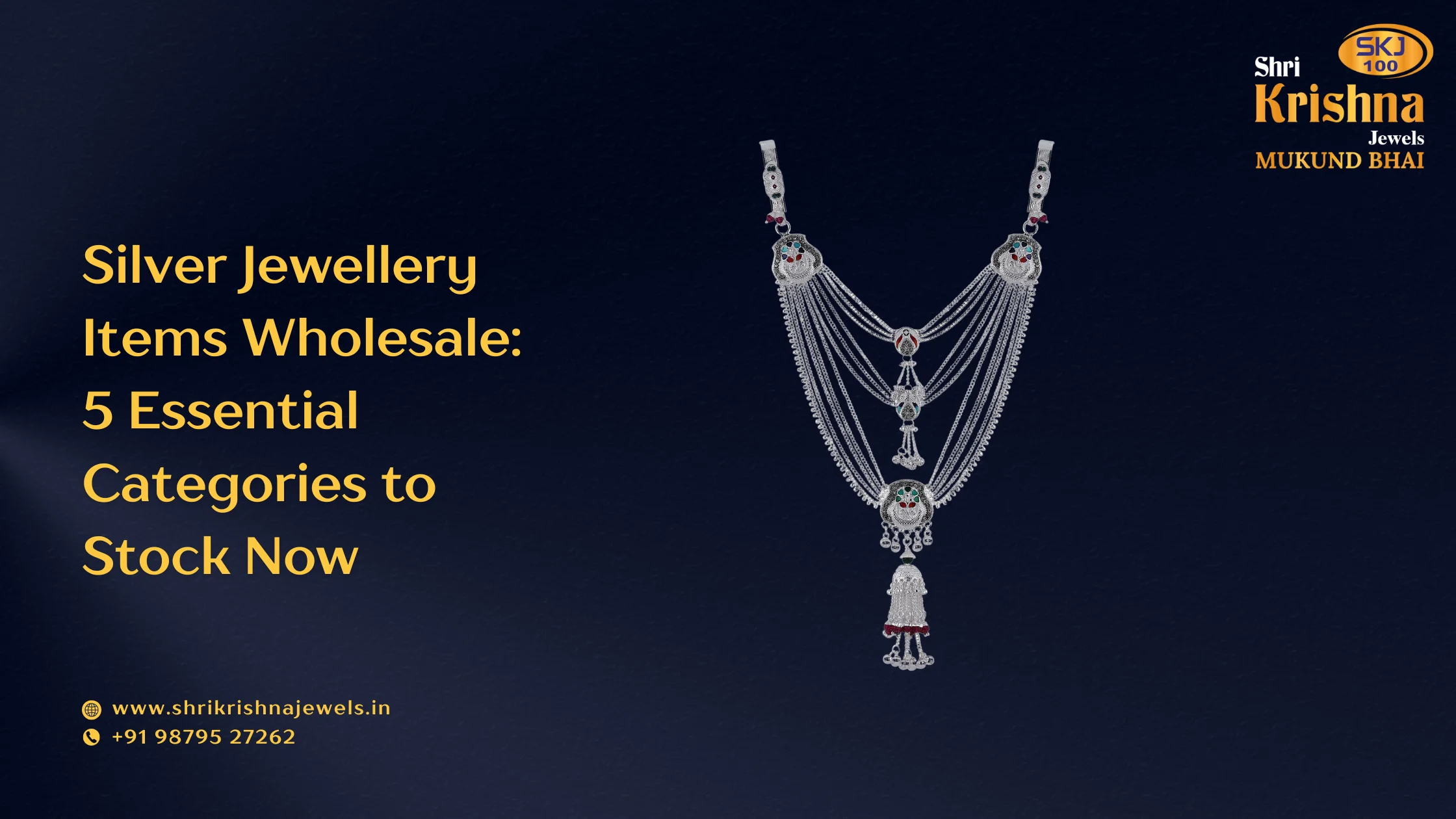 Silver Jewellery Items Wholesale