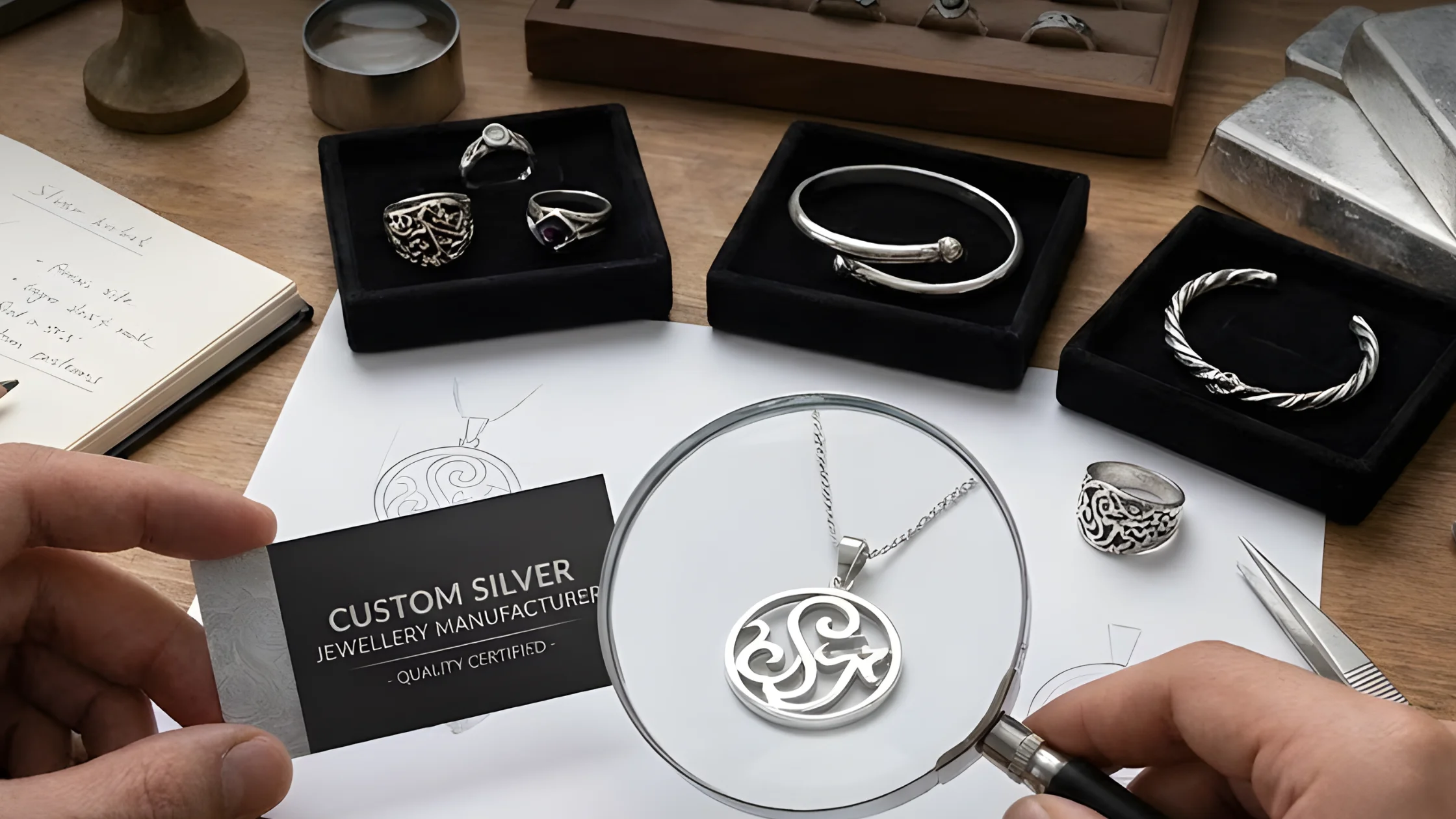 Custom Silver Jewellery Manufacturer