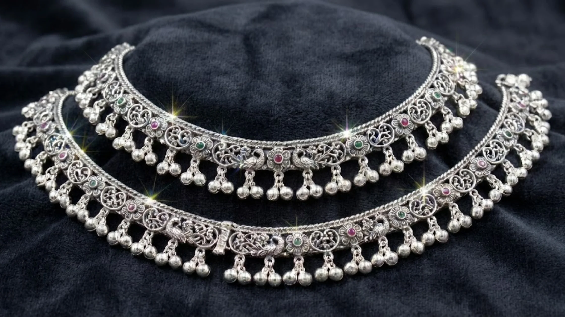 Fancy Silver Payal Wholesale