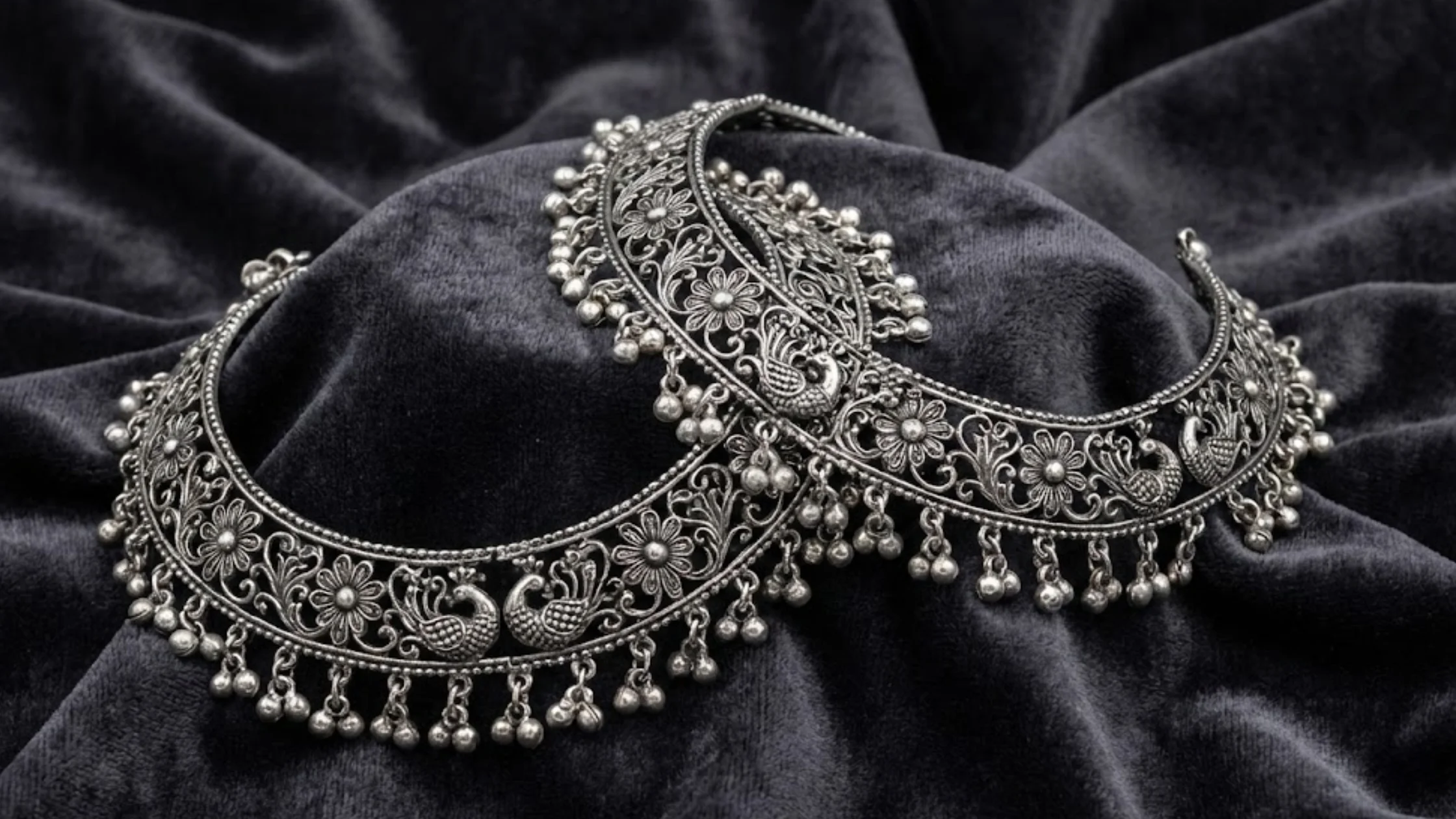 Fancy Silver Payal Wholesale