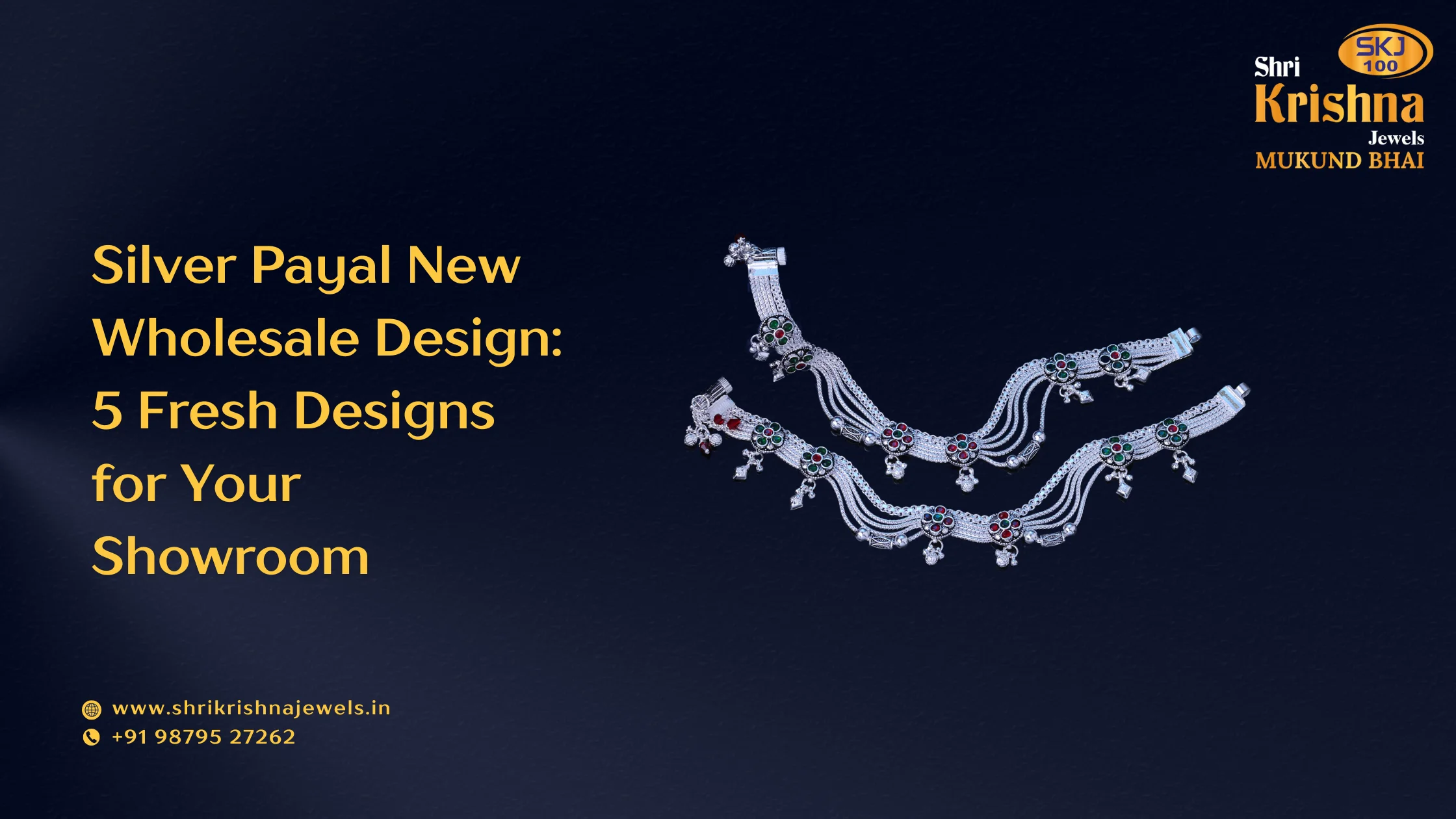 Silver Payal New Wholesale Design