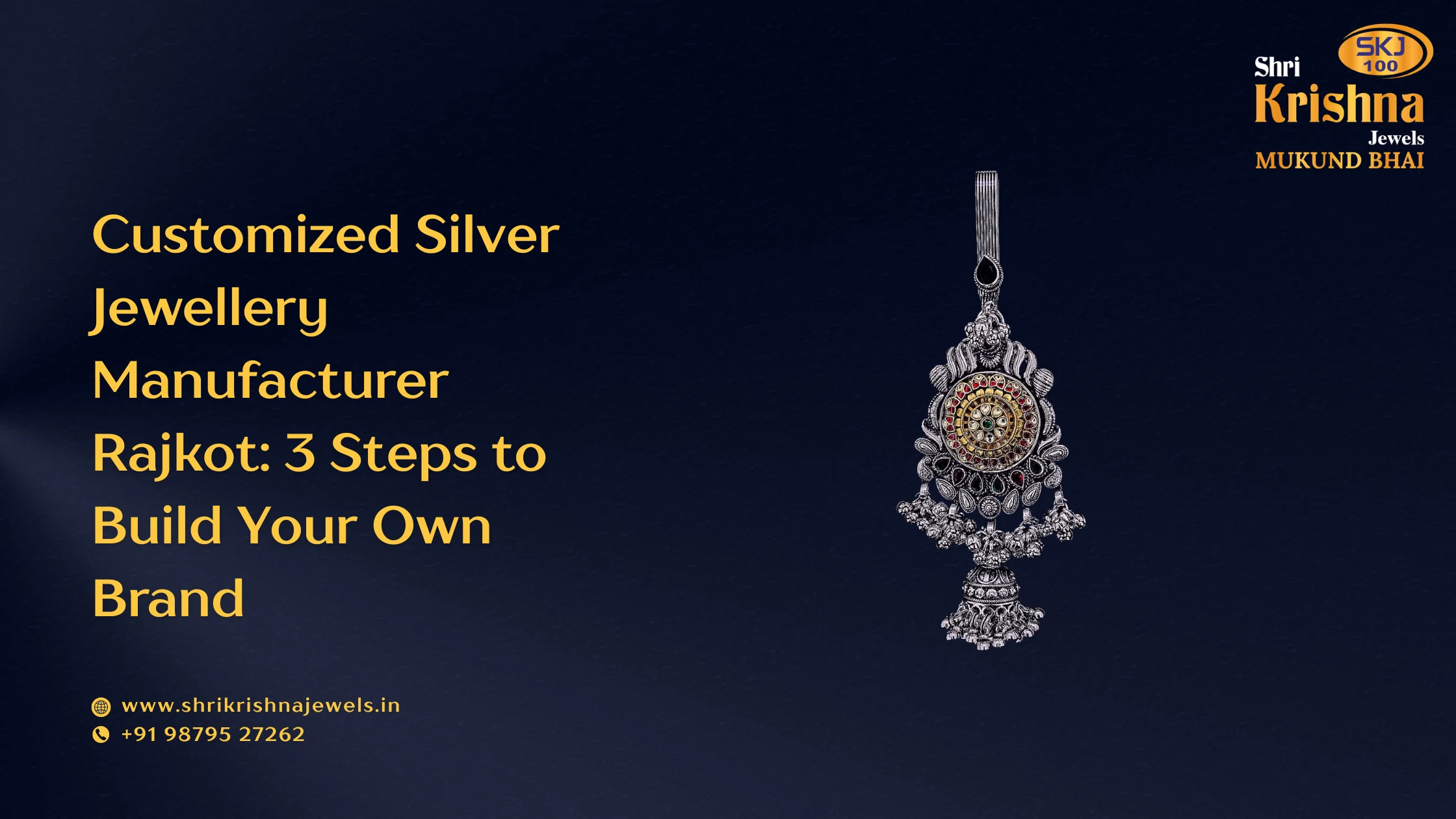 customized silver jewellery manufacturer rajkot