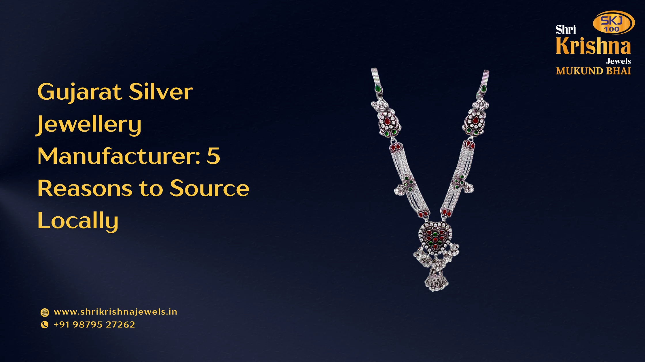 Gujarat silver jewellery manufacturer