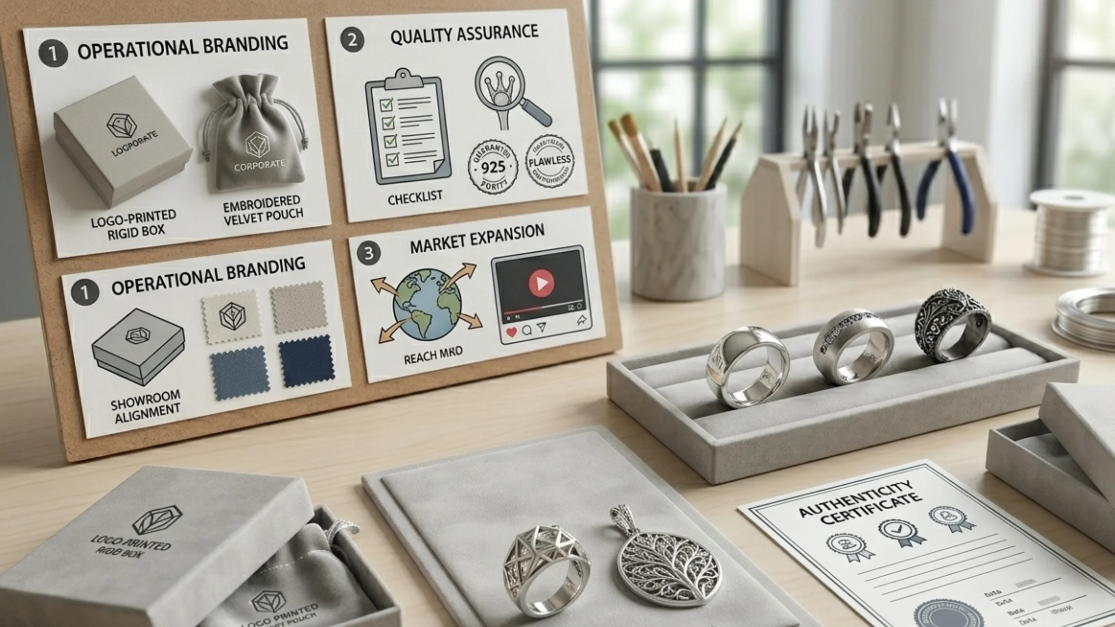 Custom Silver Jewellery Manufacturer