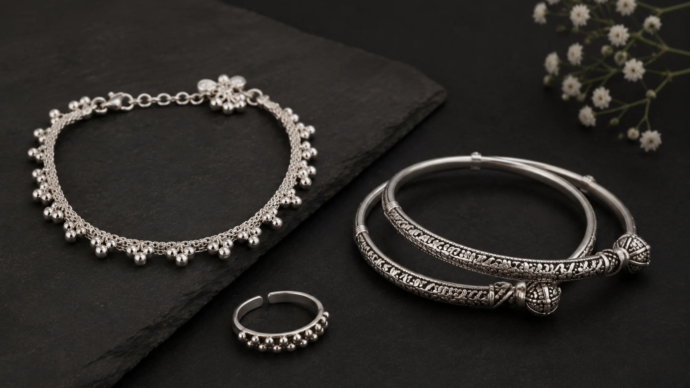 Customised Silver jewellery manufacturer Gujarat