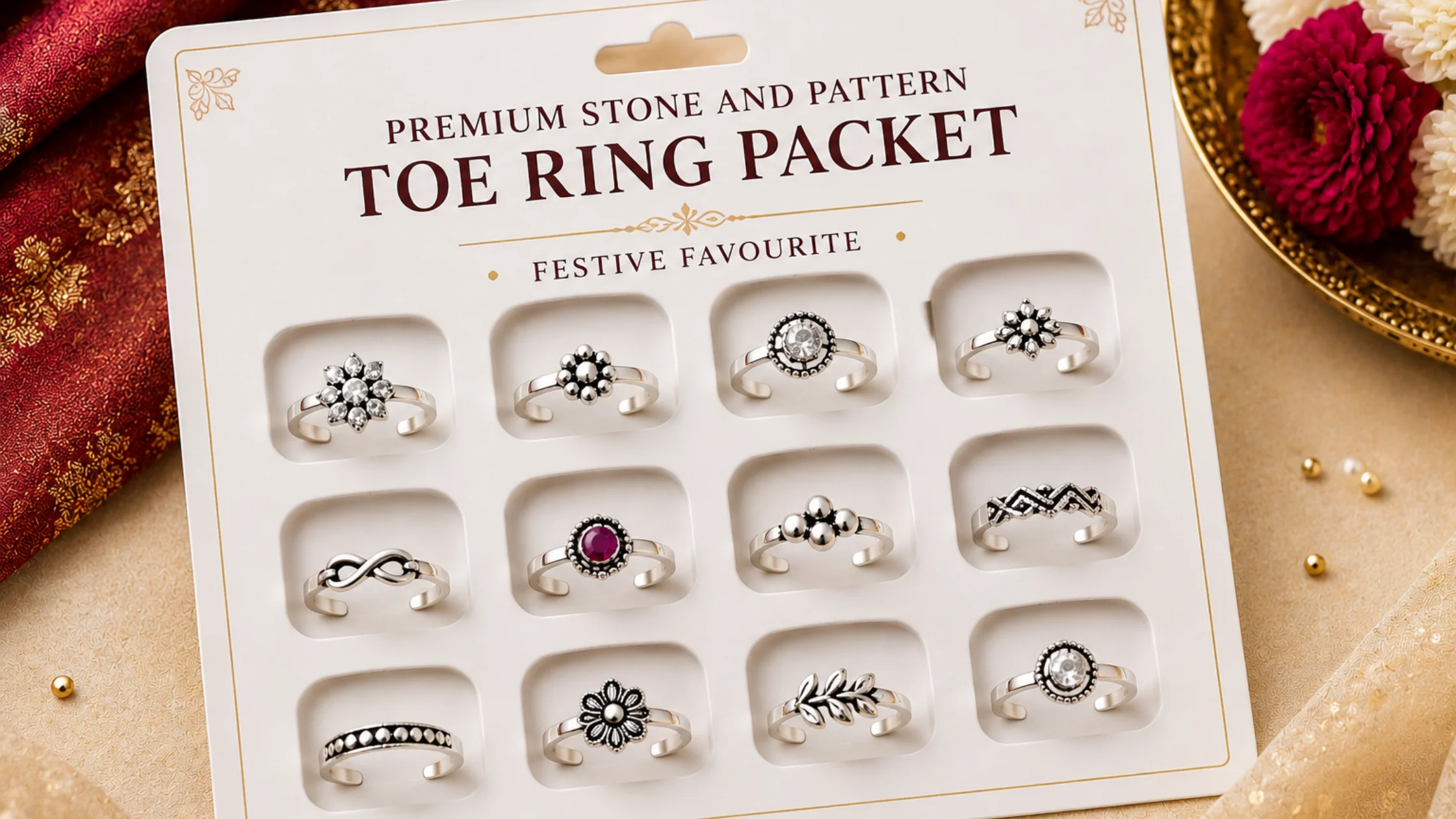 Designer silver toe rings bulk supply