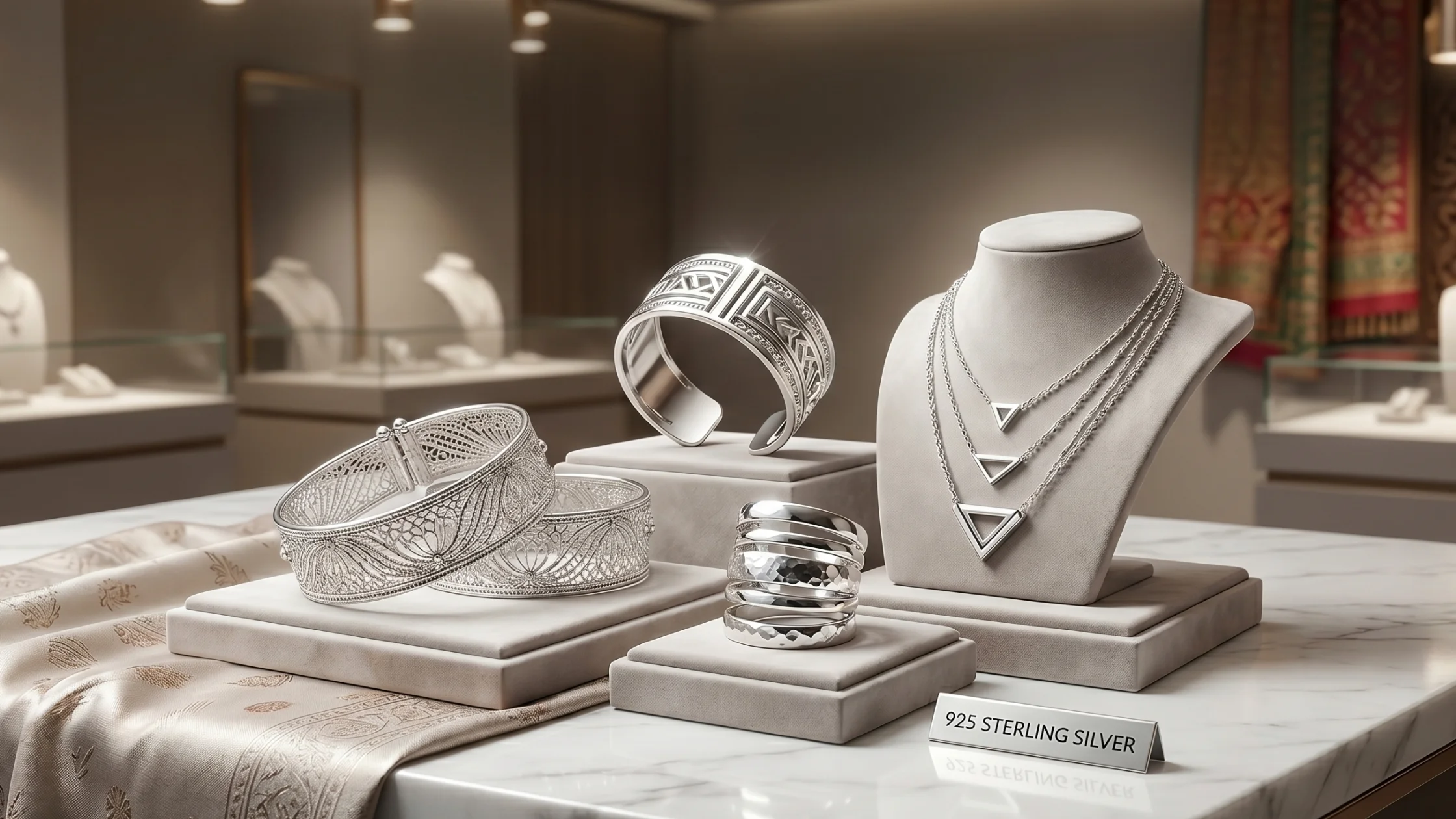 Modern silver jewellery demand in Gujarat