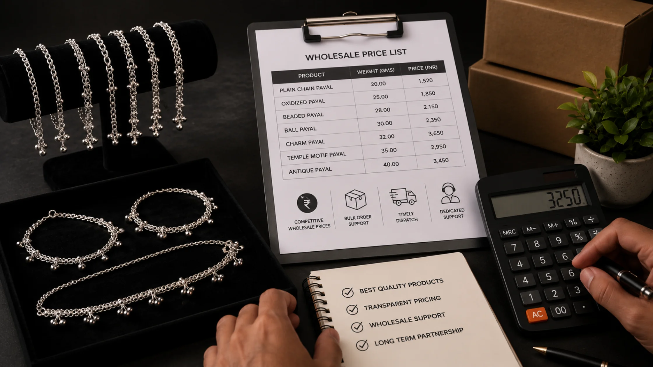 Trusted silver jewellery vendor rajkot