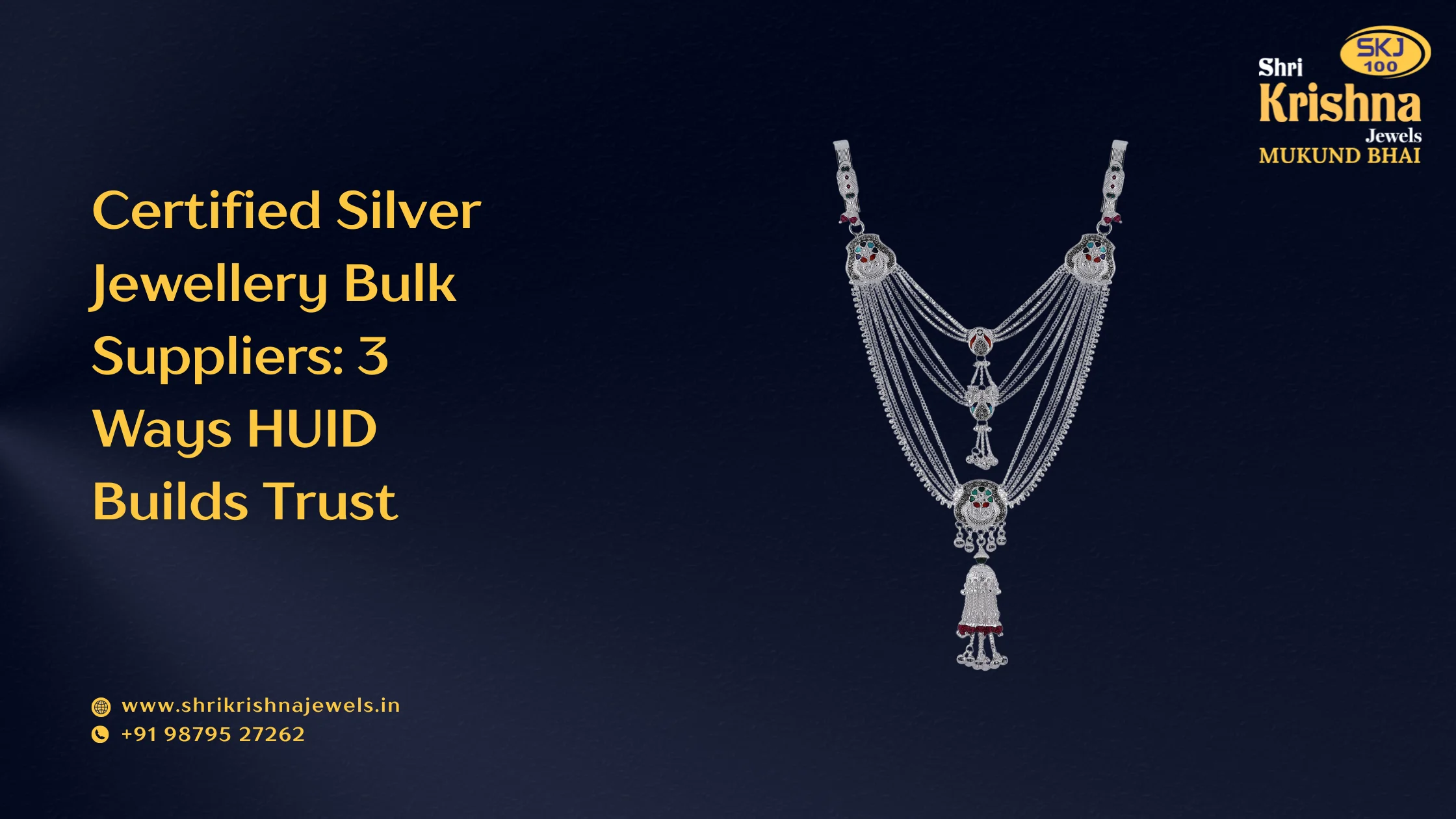Certified Silver Jewellery Bulk Suppliers