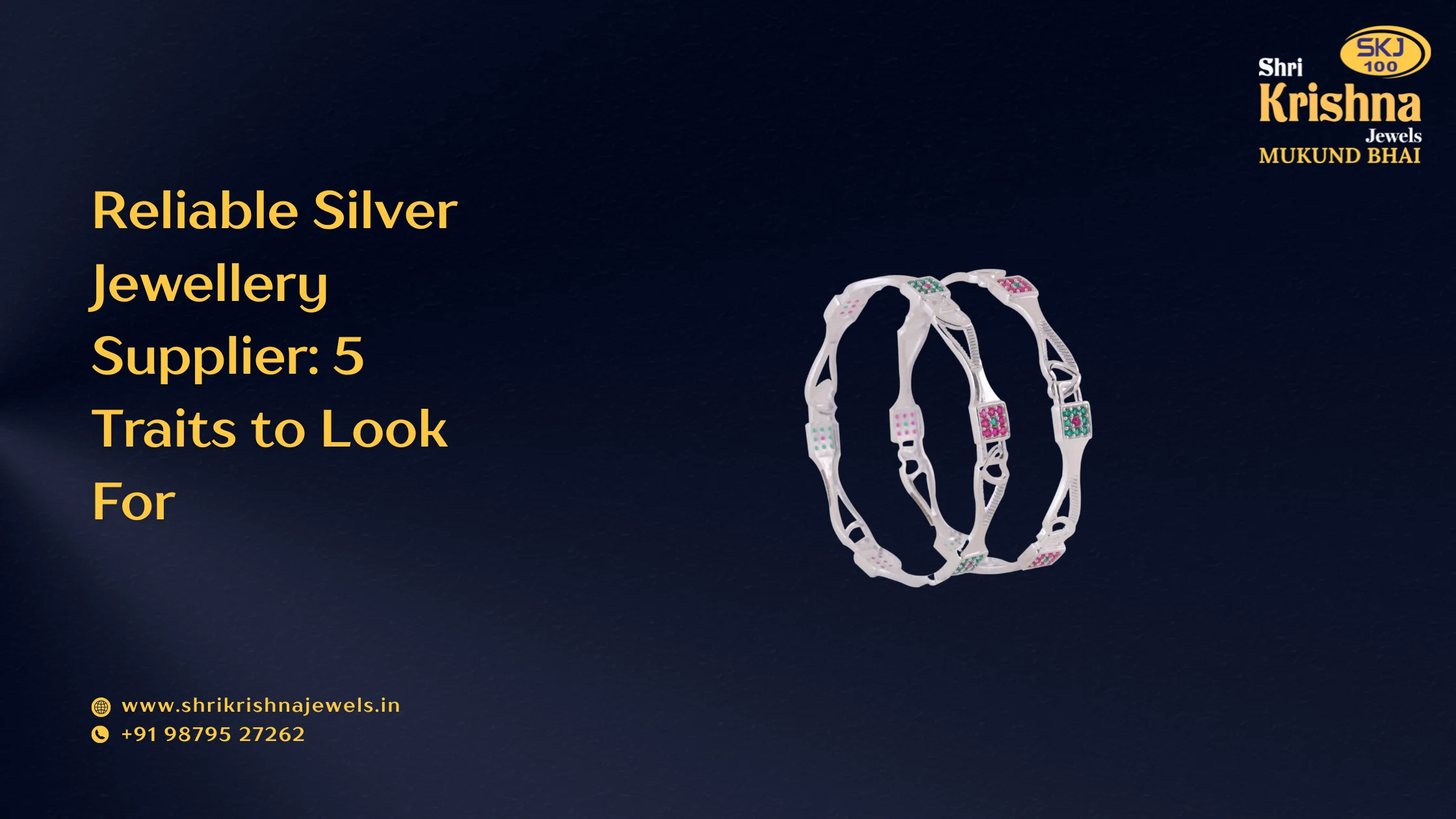 Reliable silver jewellery supplier