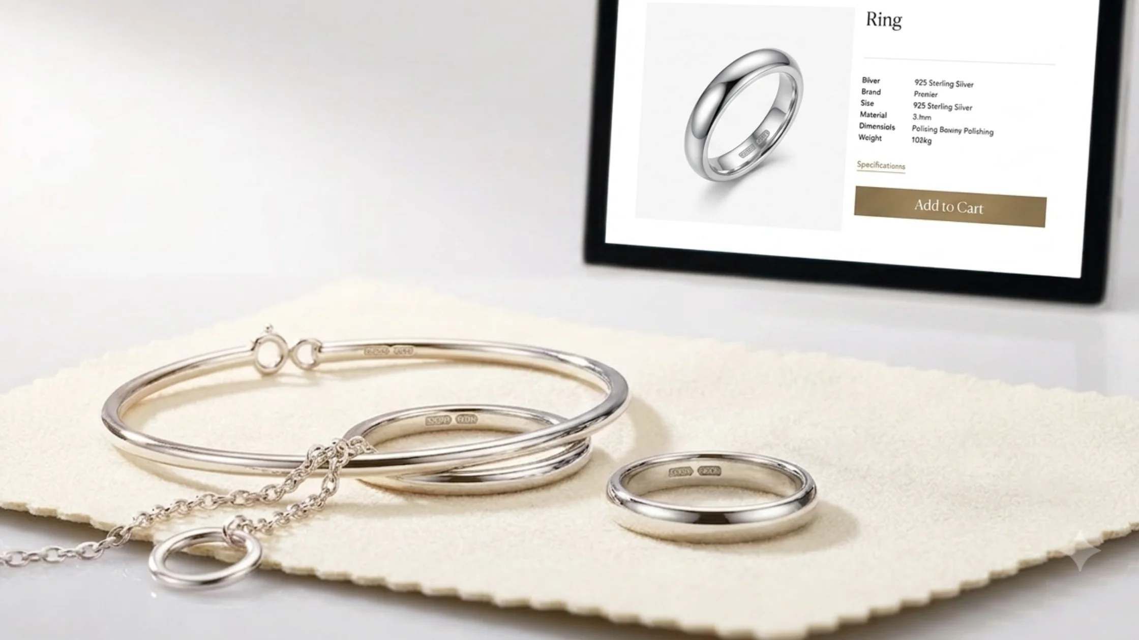 Reliable silver jewellery supplier