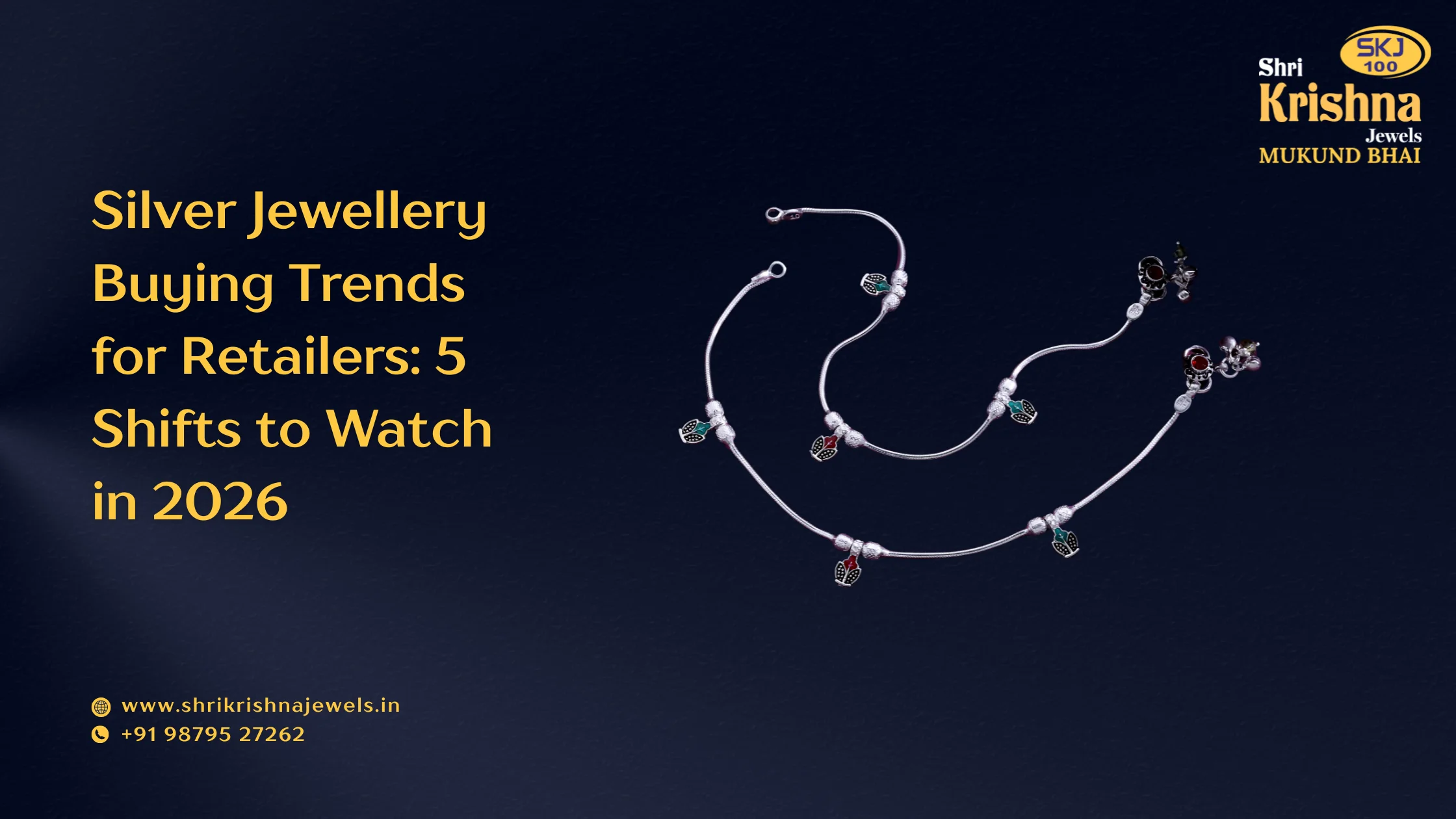 Silver jewellery buying trends for retailers