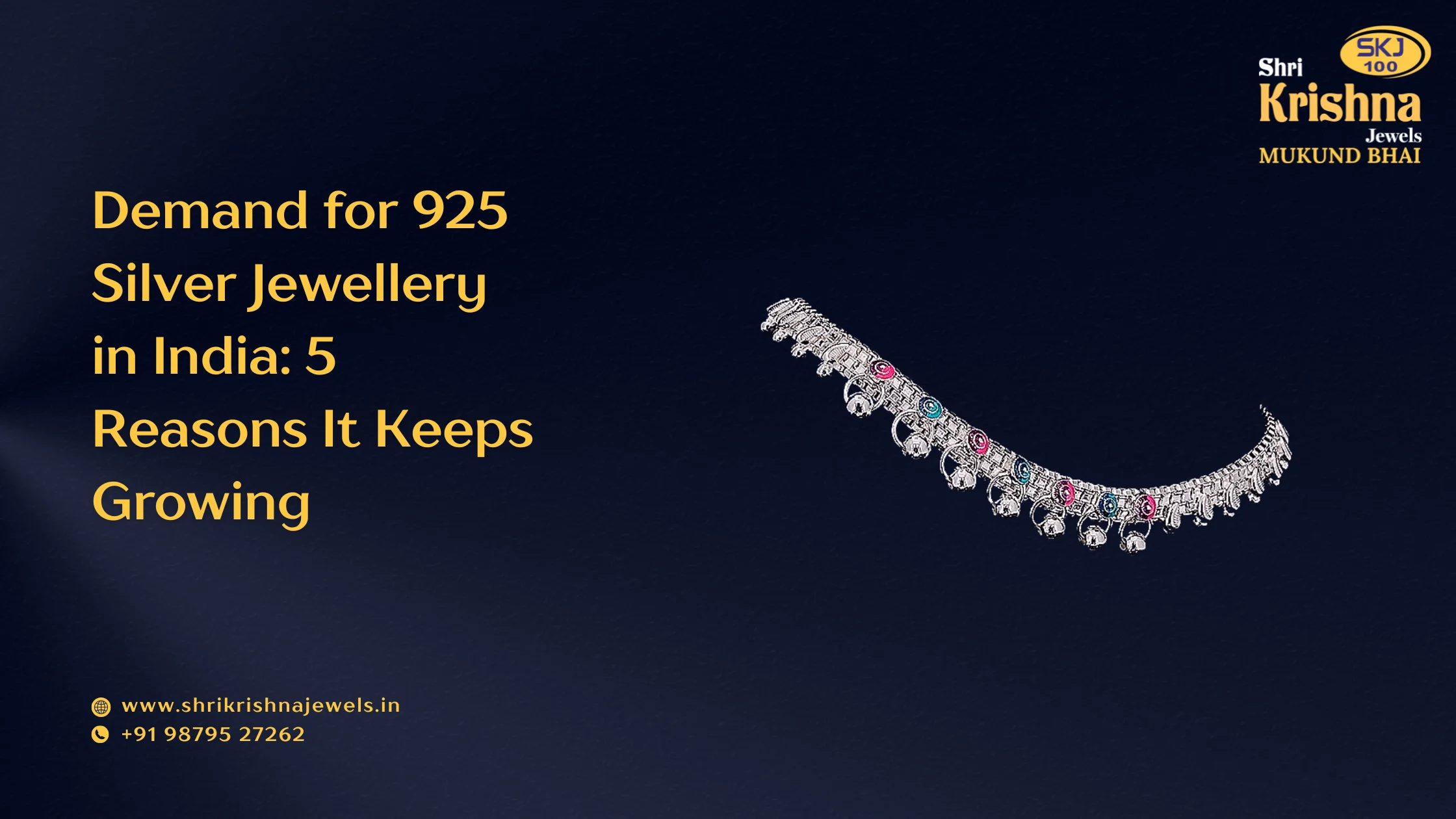 demand for 925 silver jewellery in india