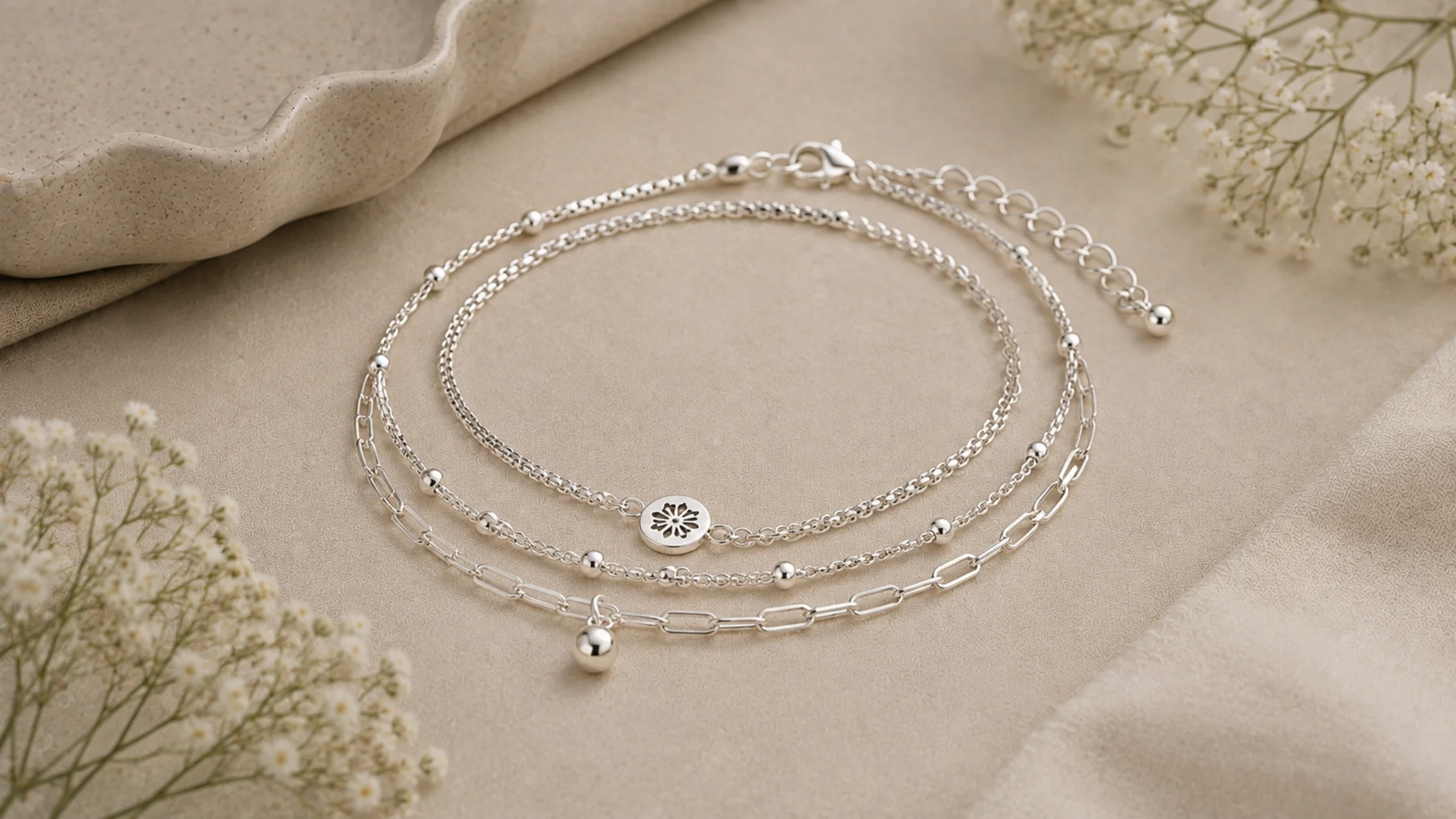 contemporary silver bracelet designs