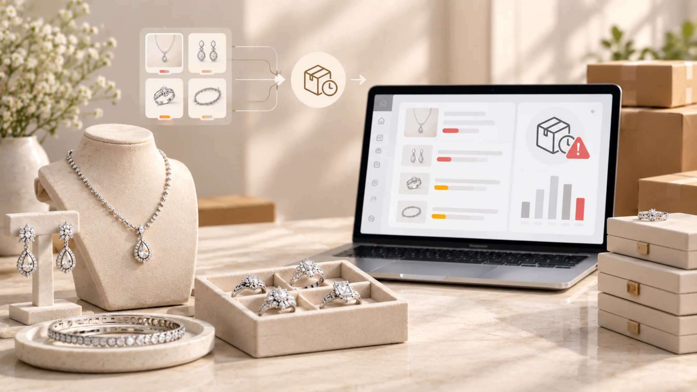 silver jewellery inventory management